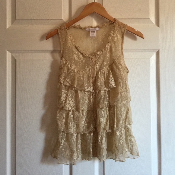 Tiered Lace Top
