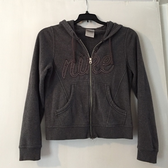 Nike zip-up sweatshirt with hood