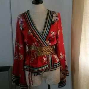 Japanese kimono blouse