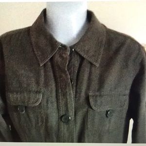 Jones New York jacket S & pants 6 green