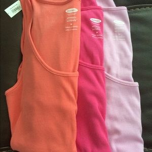 Three maternity tank tops from Old Navy.