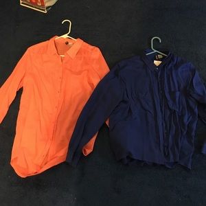 2 button down tops