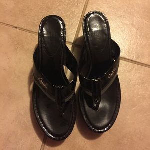 Coach Wedge Slippers