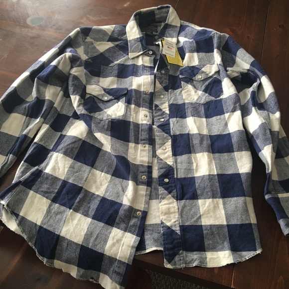 National outfitters Other - Blue denim flannel