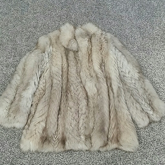 Arctic fox coat