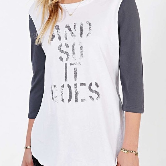 Urban Outfitters Tops - Future State Retro-Inspired Raglan Tee. Size M.