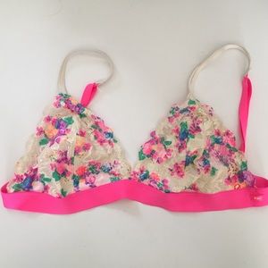 ✨Floral VS PINK bralette