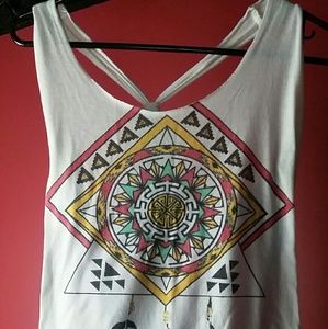 Tribal Print Tank Top