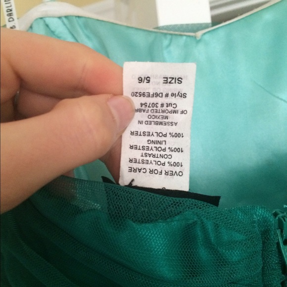 Blue Ombré homecoming dress. - Picture 4 of 4