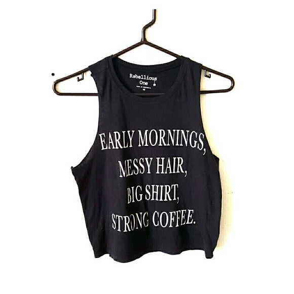 Relatable black crop top