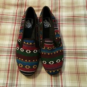 Tribal Slip on Vans