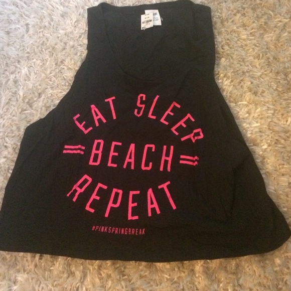 Pink M muscle tank