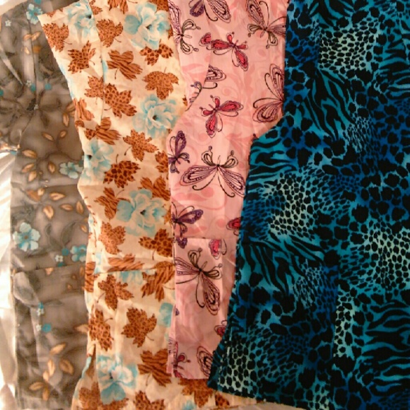 Silky scrub tops