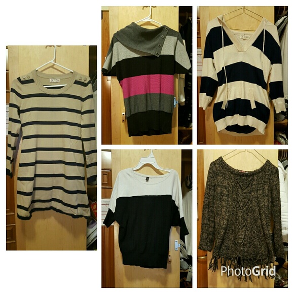$45 Bundle of 5 Good Condition Sweaters
