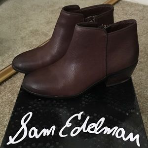 Brown booties Size 4