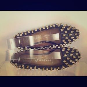 Jeffrey Campbell Skull Flats size 4.5
