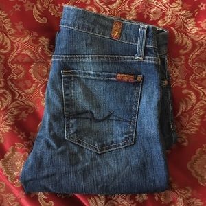 7 for all mankind crop jeans