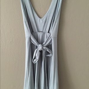 Bow back dress