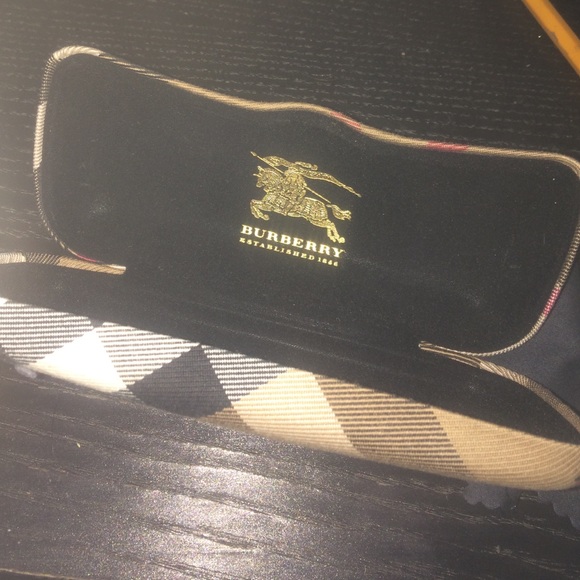 Authentic Burberry eyeglass case