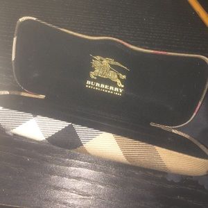 Authentic Burberry eyeglass case