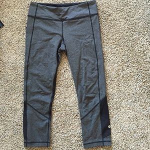 Lulu cropped harringbone pant