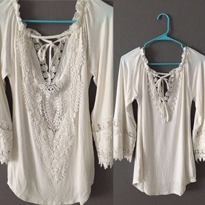 Sabo Skirt White tunic