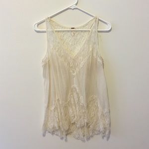 Free People Lace Tank