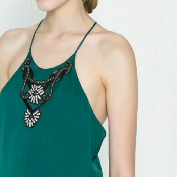 Zara Emerald Green Tank