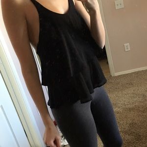 Black tank top