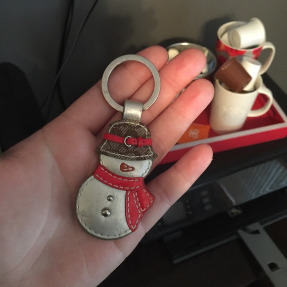 Snowman Coach Keychain