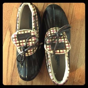 short duck boots sperry
