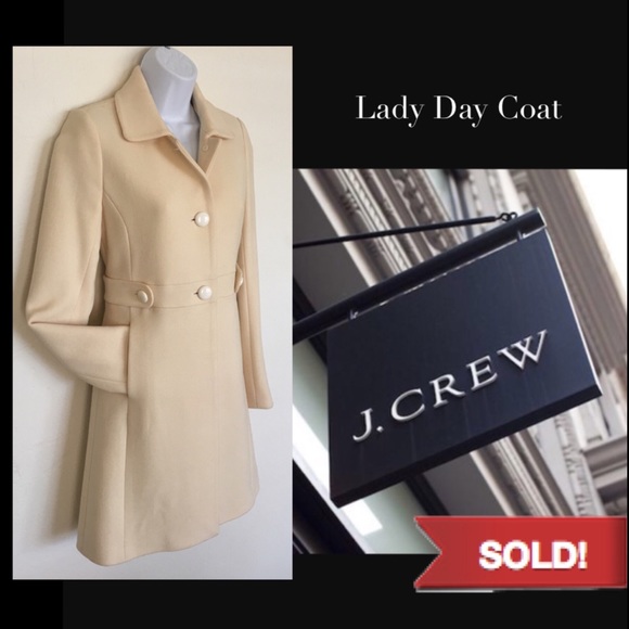 J. Crew Jackets & Blazers - J. Crew Cream Wool Coat