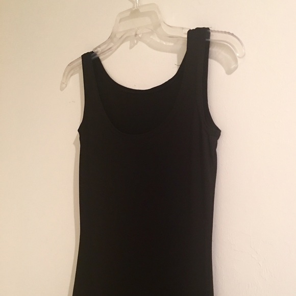 🆑 Boho Black Fitted Maxi Dress - Picture 3 of 4