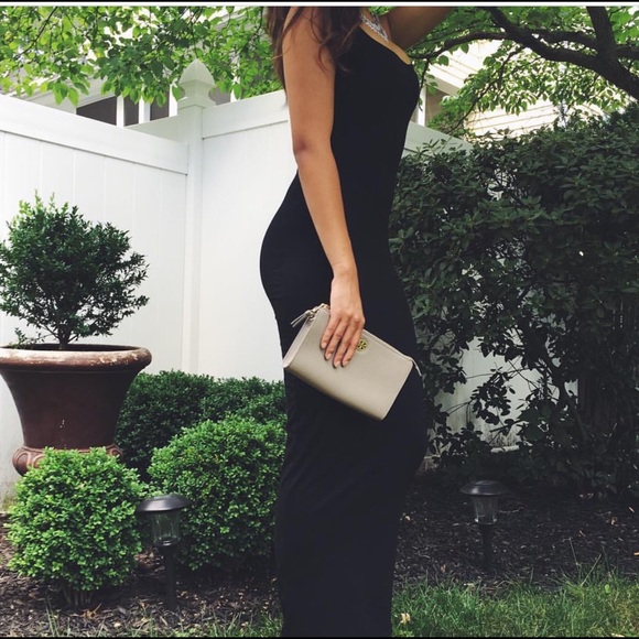 GlamVault Dresses & Skirts - 🆑 Boho Black Fitted Maxi Dress
