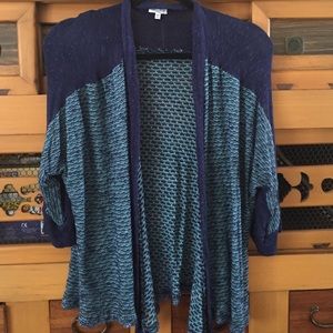 Splendid lightweight 3/4 sleeve cardigan
