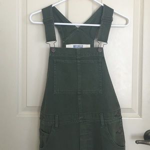 army green overalls