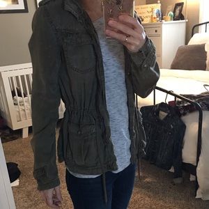 Abercrombie style jacket Green medium max jeans