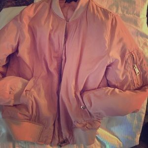 ✨Pink Bomber Jacket(NWOT)✨