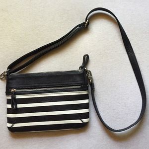 Black & White Crossbody Bag
