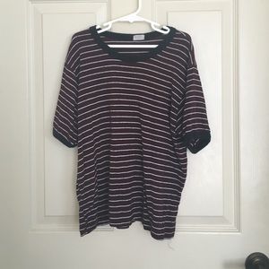 maroon white and navy blue Nadine