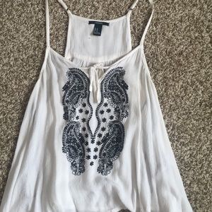 Forever 21 boho tank top