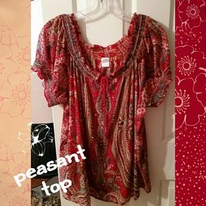 !SALE! Peasant Top