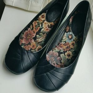 Soda Criss Cross Black Ballet Flat