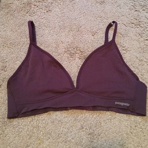 Patagonia Common Threads Eggplant Soft Bra M