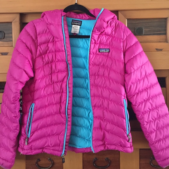 Patagonia down hooded jacket