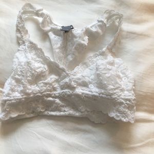 American Eagle AE Aerie bralette small white