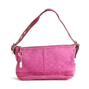 Coach Signature E/W Duffle - EUC - Pink