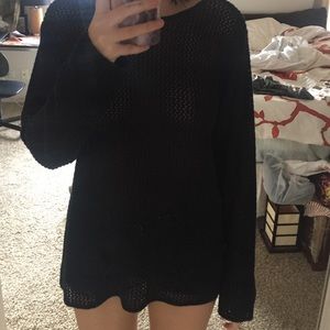 Loose knit sweater