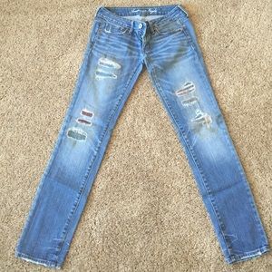 American Eagle "patch" skinny - 6