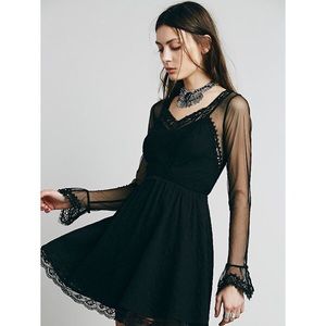 Long Sleeved Mini Victoria Dress